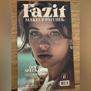 Fazit Gold Speckles Makeup Patches/Glitter Freckles, Pack of 6 NEW